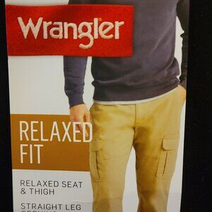 Wrangler, Mens black cargo pants
